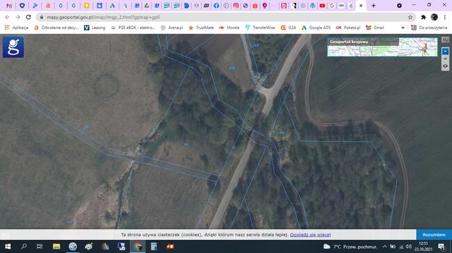 Działka rekreacyjna 0,37ha z linią brzegową i starodrzewiem