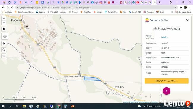 Działka rekreacyjna/inwestycyjna 0,38ha ze starodrzewiem