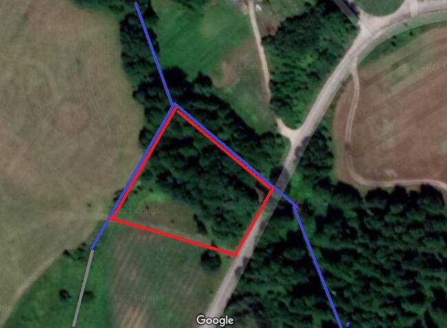 Działka rekreacyjna 0,37ha z linią brzegową i starodrzewiem