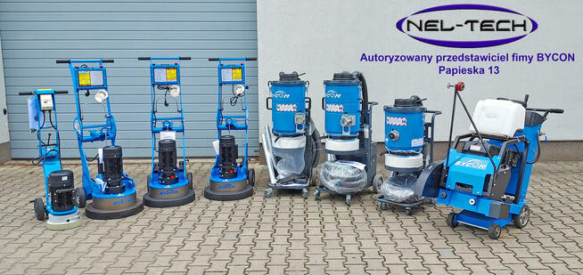 Szlifierka do betonu 250mm BYCON ZESTAW +ODKURZACZ