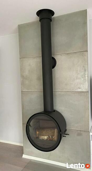 ROCAL D7 Ekskluzywny piec kominek wiszący, kominek stojący