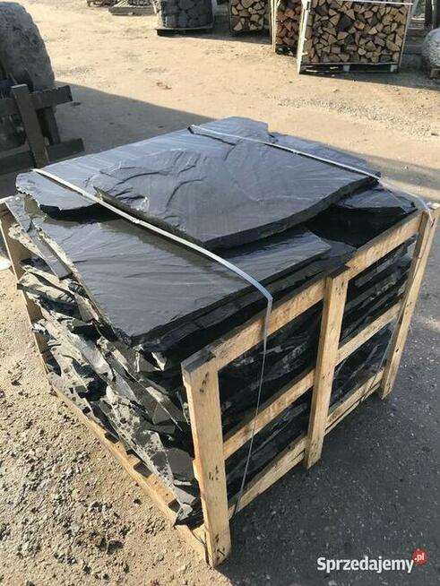 CZARNY ŁUPEK na Taras Schody Elewację Płyty Deptakowe Łazy