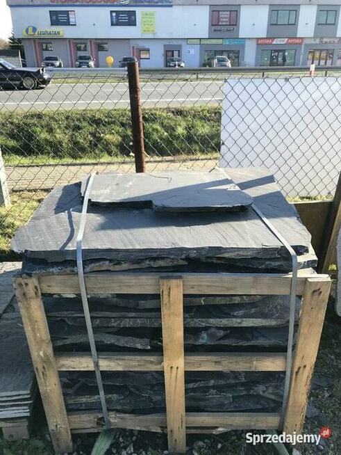 CZARNY ŁUPEK na Taras Schody Elewację Płyty Deptakowe Łazy