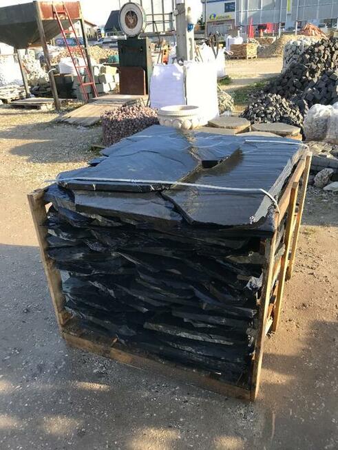 Czarny Kamień Płyty Deptakowe na Taras Łupek Grys Legionowo