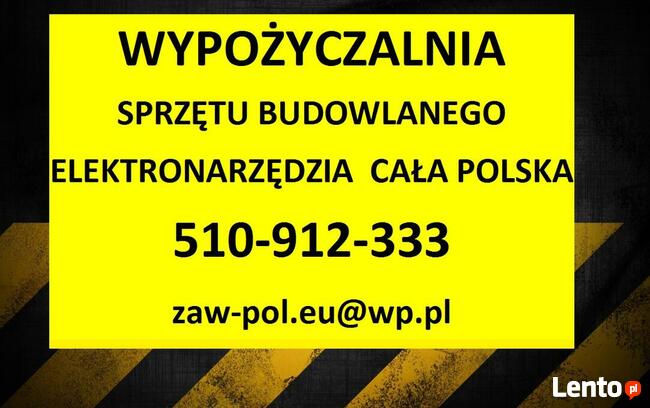 Usługa wynajmu elektronarzędzi Cała Polska na jutro