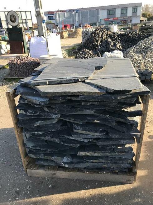 Czarny Kamień Płyty Deptakowe na Taras Łupek Grys Legionowo