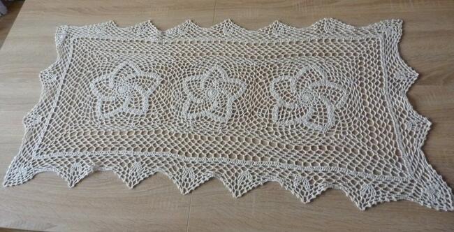 Bieżnik szydełkowy, serweta, obrus, sklep internetowy