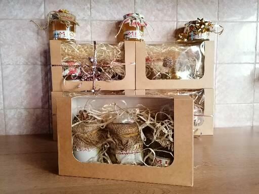 Miód wielokwiatowy prezent miodowy box na święta