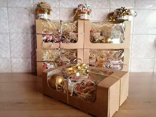 Miód wielokwiatowy prezent miodowy box na święta