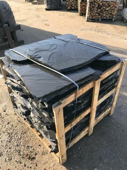 Czarny Kamień Płyty Deptakowe na Taras Łupek Grys Legionowo