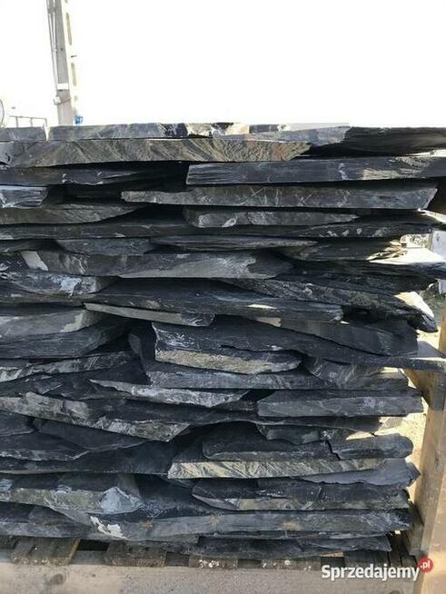 CZARNY ŁUPEK na Taras Schody Elewację Płyty Deptakowe Łazy