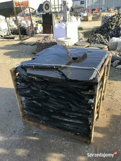 CZARNY ŁUPEK na Taras Schody Elewację Płyty Deptakowe Łazy