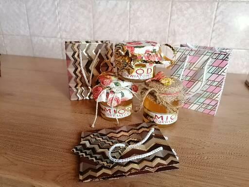 Miód wielokwiatowy prezent miodowy box na święta