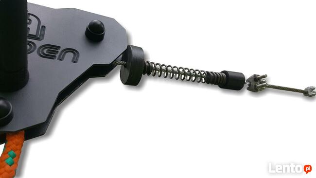 Tyrolka zjazd park linowy ogrodowy do ogrodu mocna bloczek