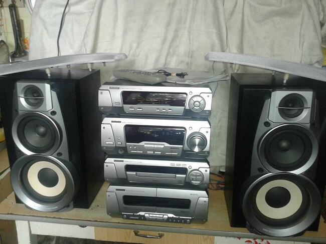 wieża TECHNICS stan idealny komplet