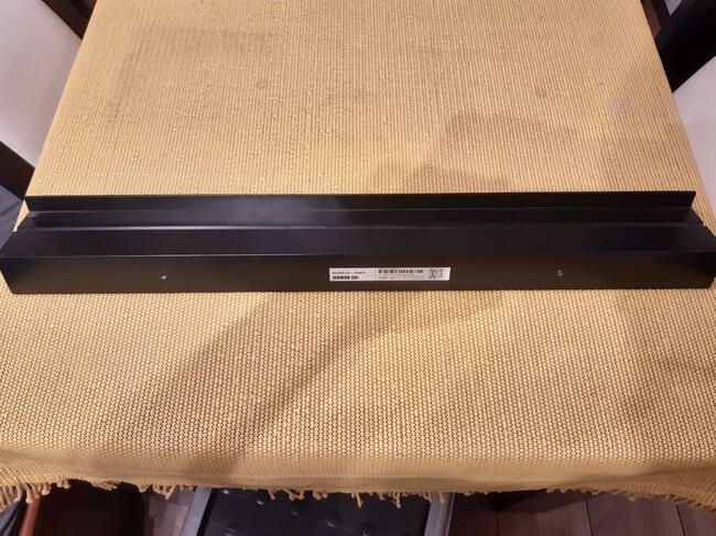 Półka na zdjęcia czarna 75 cm