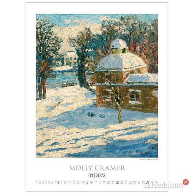 2023 ogrody impresjonistów kalendarz 2023 malarstwo impresje