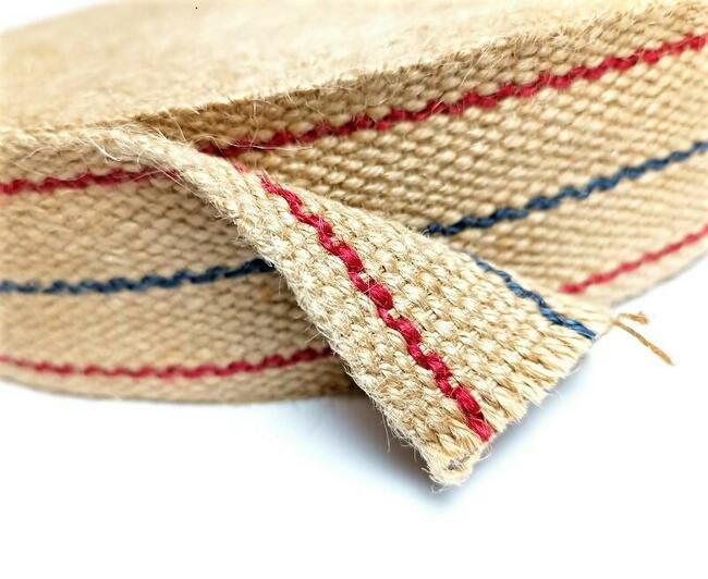 Pas tapicerski jutowy