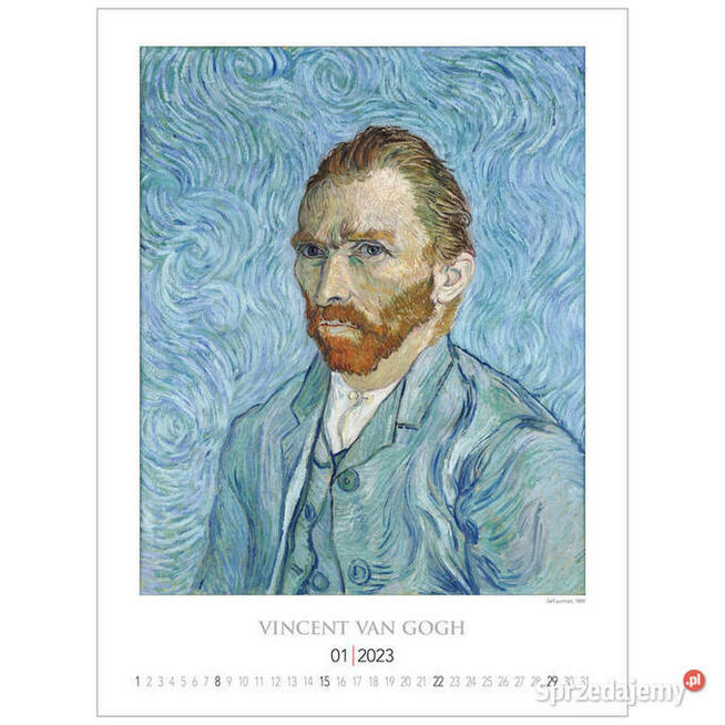 2023 malarstwo Vincent Van Gogh reprodukcje kalendarz 2023