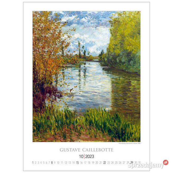 2023 Impresjoniści reprodukcje malarstwo kalendarz 2023