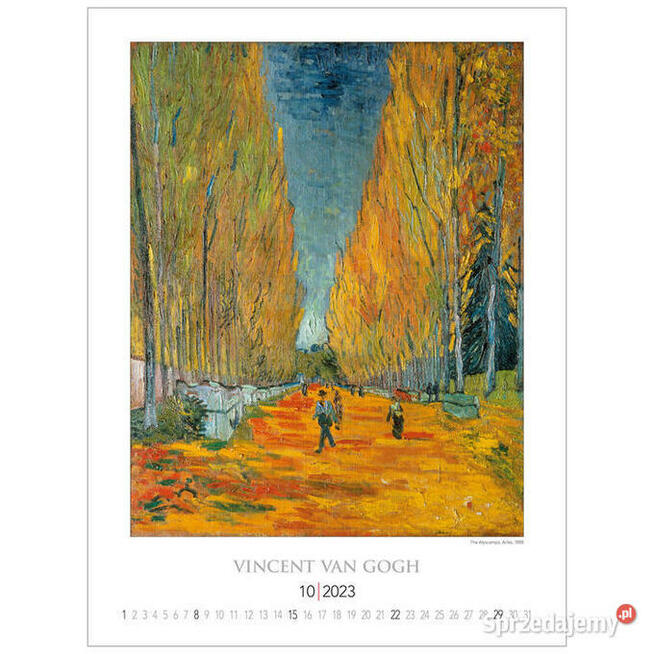2023 malarstwo Vincent Van Gogh reprodukcje kalendarz 2023