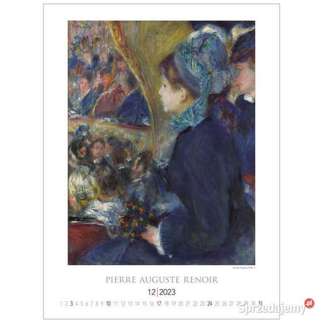 2023 Impresjoniści reprodukcje malarstwo kalendarz 2023