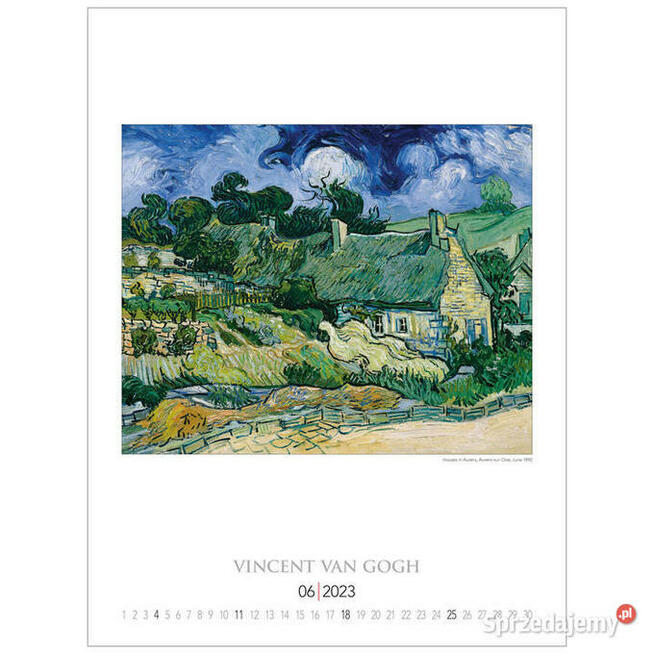 2023 malarstwo Vincent Van Gogh reprodukcje kalendarz 2023