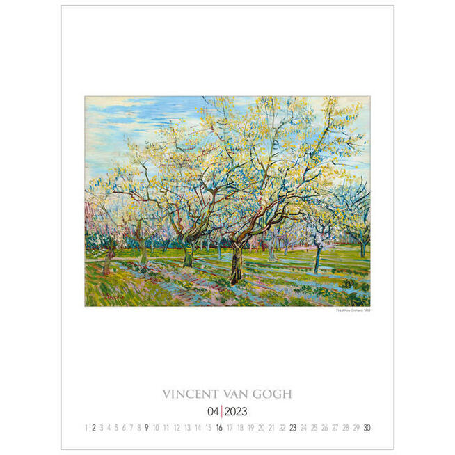 2023 malarstwo Vincent Van Gogh reprodukcje kalendarz 2023