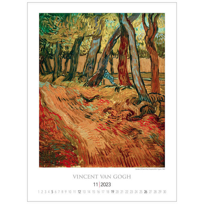 2023 malarstwo Vincent Van Gogh reprodukcje kalendarz 2023