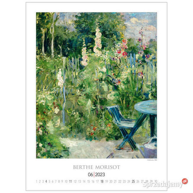 2023 Impresjoniści reprodukcje malarstwo kalendarz 2023