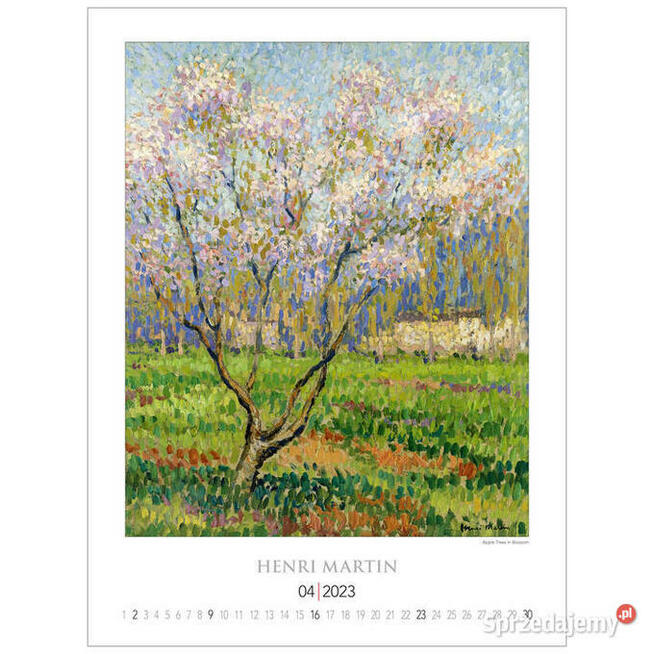 2023 Impresjoniści reprodukcje malarstwo kalendarz 2023