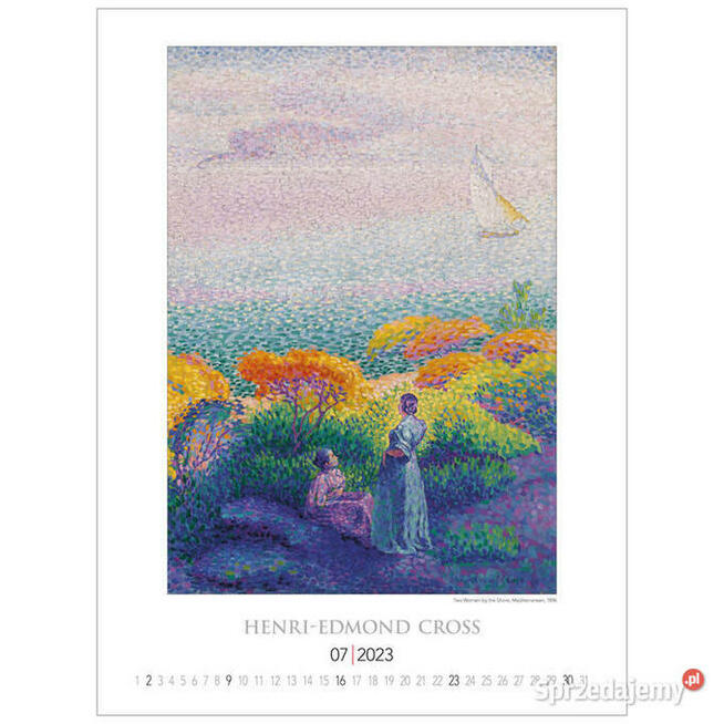 2023 Impresjoniści reprodukcje malarstwo kalendarz 2023