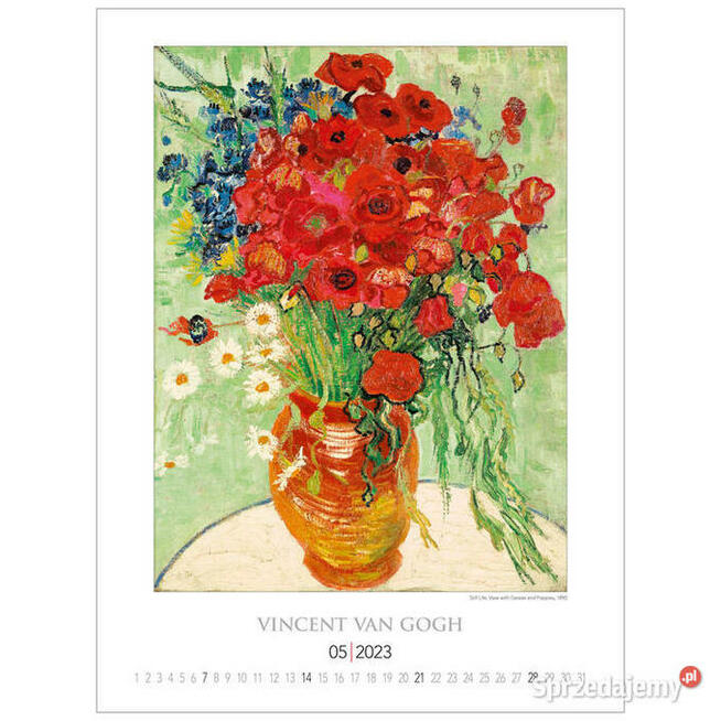 2023 malarstwo Vincent Van Gogh reprodukcje kalendarz 2023