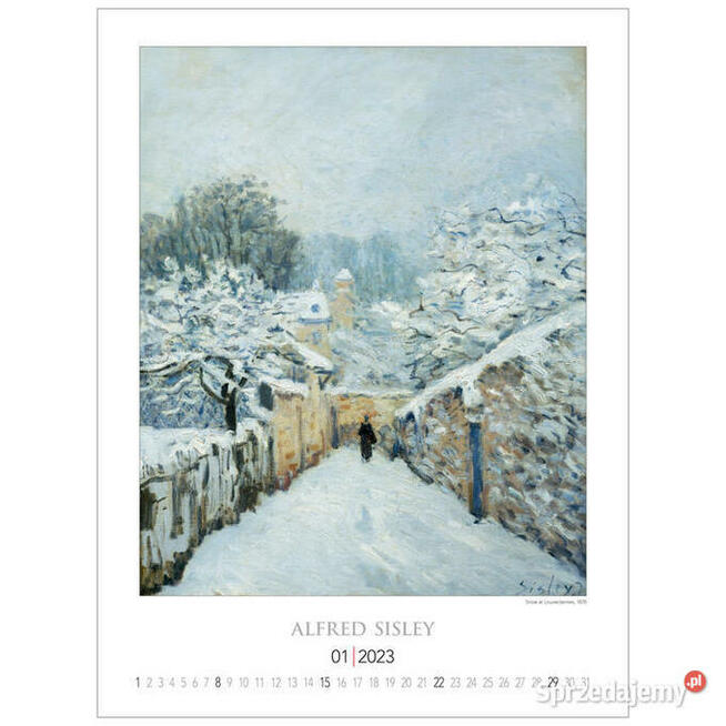 2023 Impresjoniści reprodukcje malarstwo kalendarz 2023