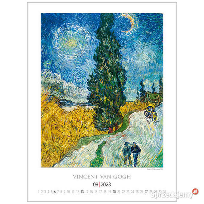 2023 malarstwo Vincent Van Gogh reprodukcje kalendarz 2023