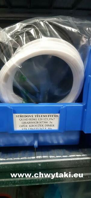 Uszczelnienie obrotu rotatora chwytak 600 l Fusch Liebherr