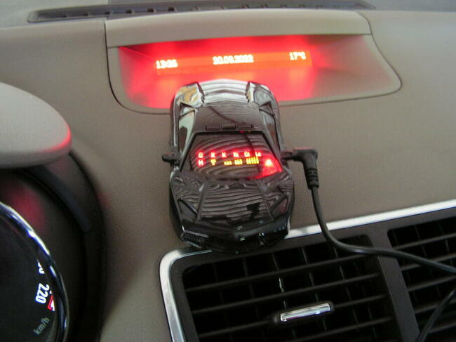 Antyradar w obudowie Lambo.....