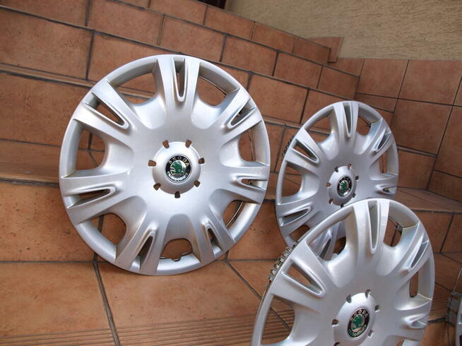 Skoda kołpaki 16 oryginalne (komplet 4 sztuki)