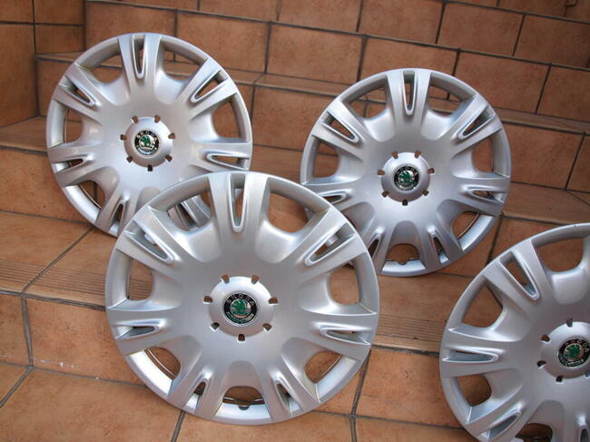 Skoda kołpaki 16 oryginalne (komplet 4 sztuki)