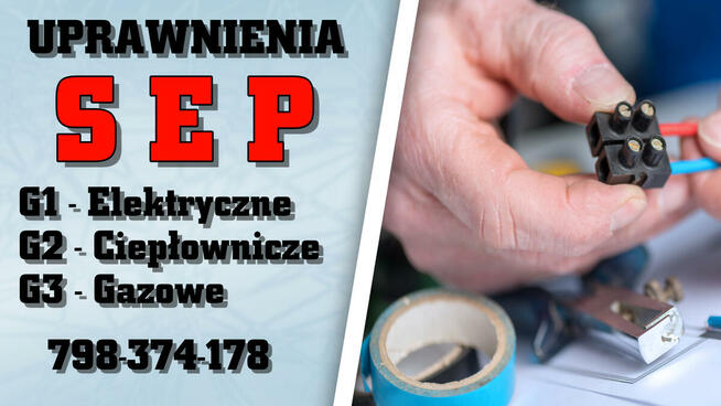 Uprawnienia Energetyczne SEP SEEP (G1, G2, G3)