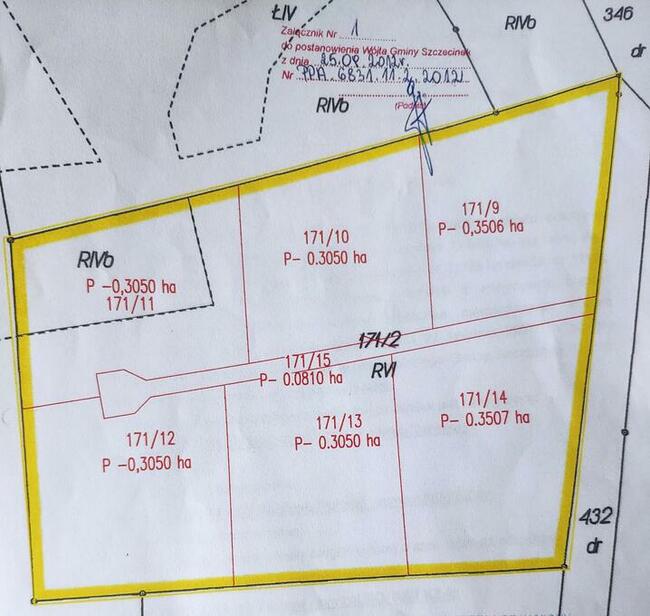 Szczecinek/ Turowo działka budowlana 3050 m2