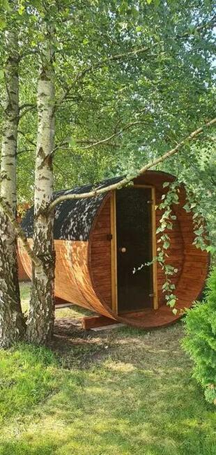 Sauna Ogrodowa Beczka 2x2 FULL ZESTAW PROMOCJA