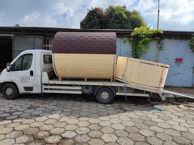 Sauna Ogrodowa Beczka 2x2 FULL ZESTAW PROMOCJA