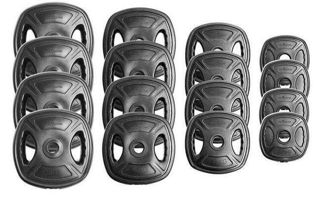 Zestaw V3 hantli 2x20kg hantle 16 talerzy 40kg