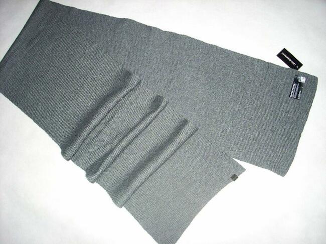 Szary Szalik męski C&A Nowy ciepły