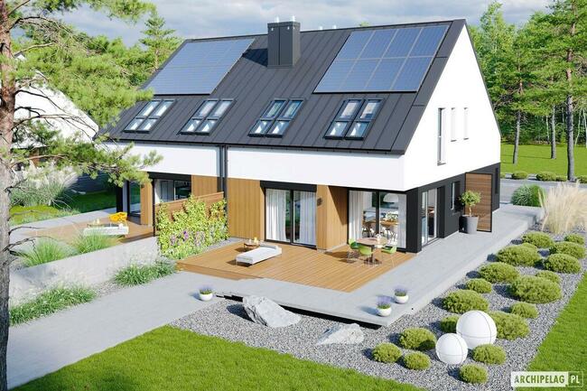 Nowy dom w zabudowie bliźniaczej, prowizja 0%