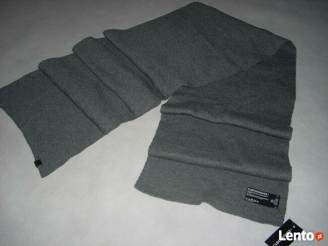 Szary Szalik męski C&A Nowy ciepły