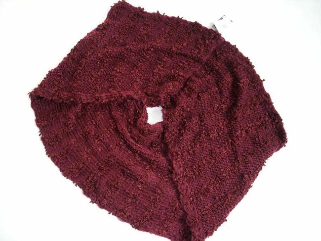 C&A Bordowy Komin Gruby Bouqle Nowy Yessica