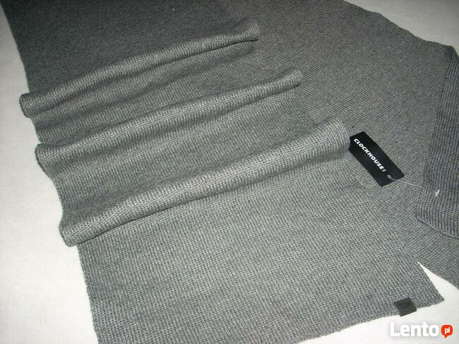 Szary Szalik męski C&A Nowy ciepły