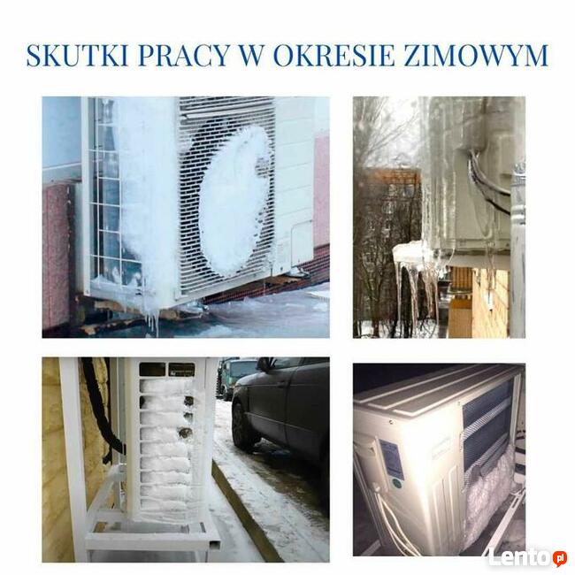 Zestaw zimowy dla klimatyzatorów razem z montażem